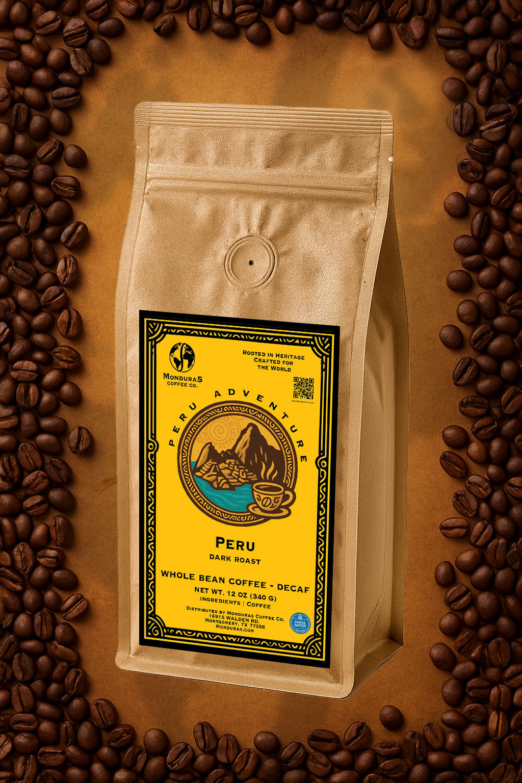 Peru Mountain Reserve – Swiss Water® Decaf - Dark Roast
